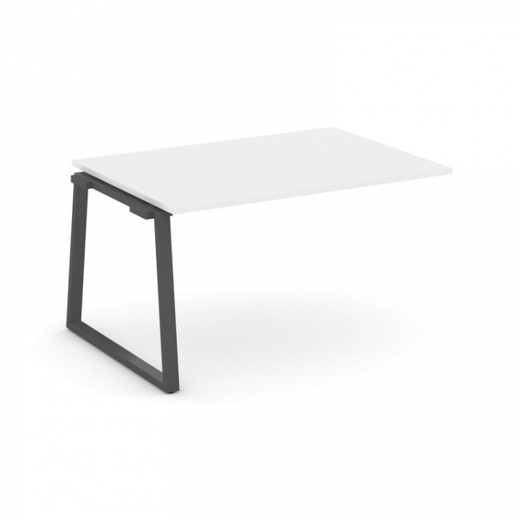 Style Project Проходной наб. элем. перег. стола SN-6T1.NSPRG-004.3 Белый/Металл Антрацит 1580*980*75