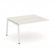 Style Project Проходной наб. элем. перег. стола SN-6A.NSPRG-034.3 Дуб Наварра/Металл Белый 1580*1180