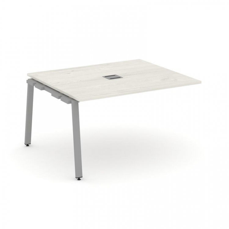 Style Project Проходной наб. элем. перег. стола SN-6A.NSPRG-033 Дуб Наварра/Металл Серый 1380*1180*7