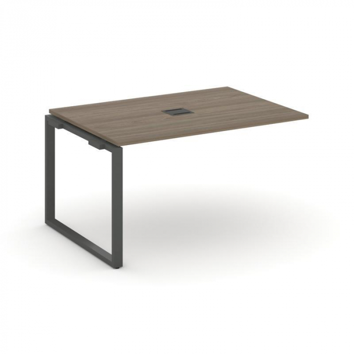 Style Project Проходной наб. элем. перег. стола SN-6O.NSPRG-001 Вяз Благородный/Металл Антрацит 980*