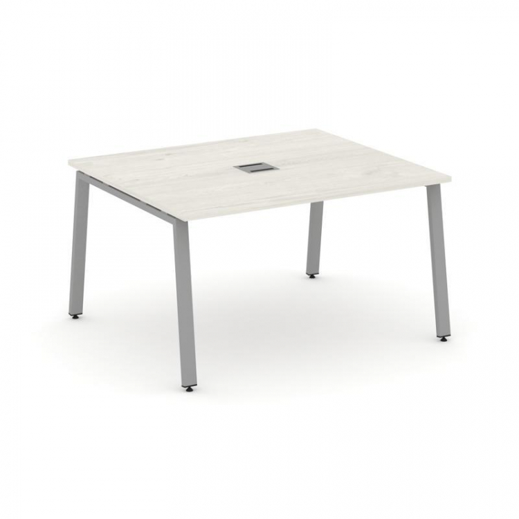 Style Project Стол переговорный SN-6A.SPRG-033 Дуб Наварра/Металл Серый 1380*1180*750