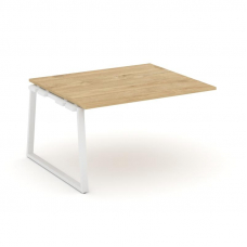 Style Project Проходной наб. элем. перег. стола SN-6T1.NSPRG-033.3 Тиквуд Светлый/Металл Белый 1380*