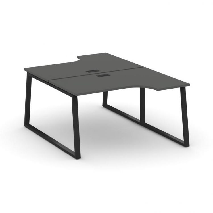 Style Project Рабочая станция эргоном. SN-6T1.DRPA-002 Антрацит/Металл Черный/Заглушка Пластик Черны