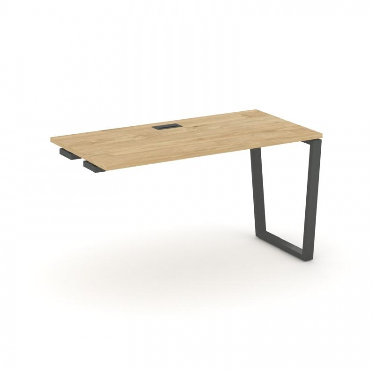 Style Project Стол-приставка к опор. элем. SN-6T2.OPRS-021 Тиквуд Светлый/Металл Антрацит/Заглушка П