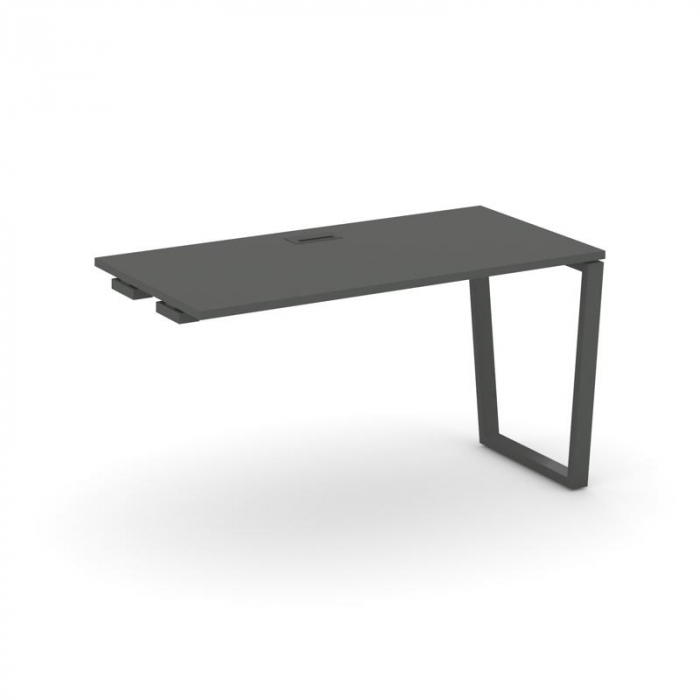 Стайл Проджект Стол-приставка к опор. элем. SN-6T2.OPRS-014 Антрацит/Металл Антрацит/Черный Пластик
