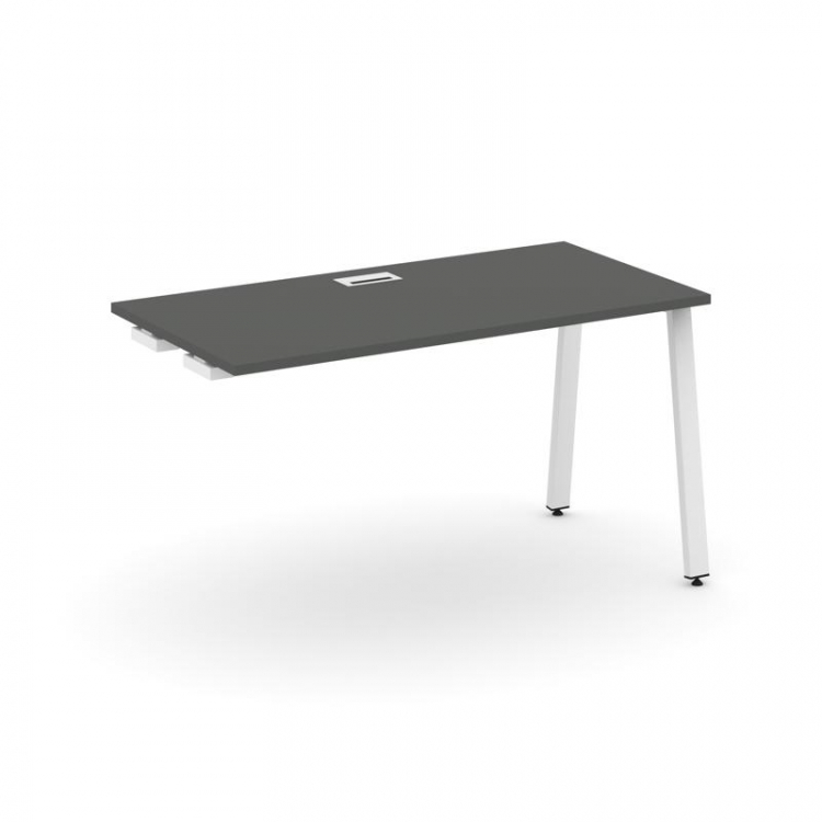Style Project Стол-приставка к опор. элем. SN-6A.OPRS-004 Антрацит/Металл Белый 1580*600*750