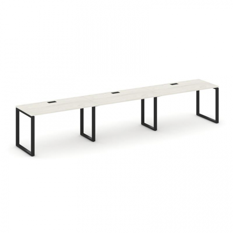 Style Project Рабочая станция 1 сторон. SN-6O.ORS-051 Дуб Наварра/Металл Черный 2940*800*750