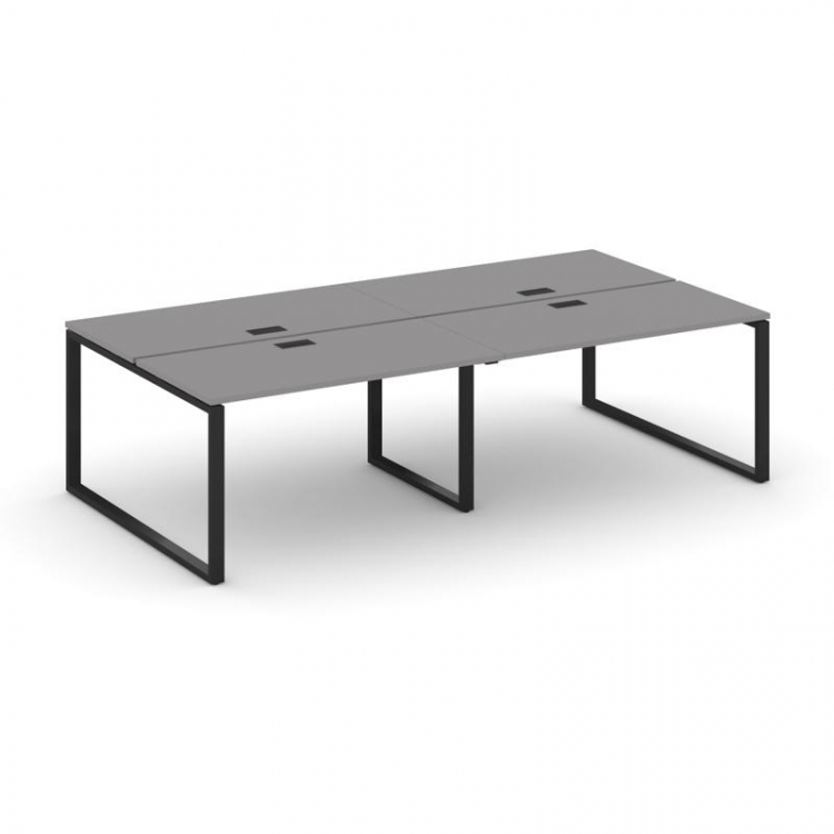 Стайл Проджект Рабочая станция двухсторонняя SN-6O.DRS-054 Серый Пепел/Металл Черный 3160*1632*750