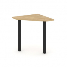 Style Project Угловой элемент стола SN-6.USP-001 Тиквуд Светлый/Металл Черный 600*600*750