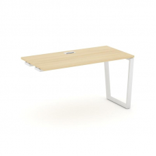 Style Project Стол-приставка к опор. элем. SN-6T2.OPRS-013 Акация Лорка/Металл Белый/Заглушка Пласти