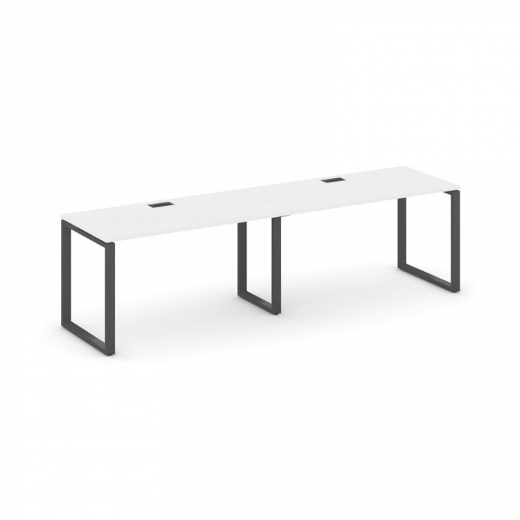 Style Project Рабочая станция 1 сторон. SN-6O.ORS-011 Белый/Металл Антрацит 1960*700*750