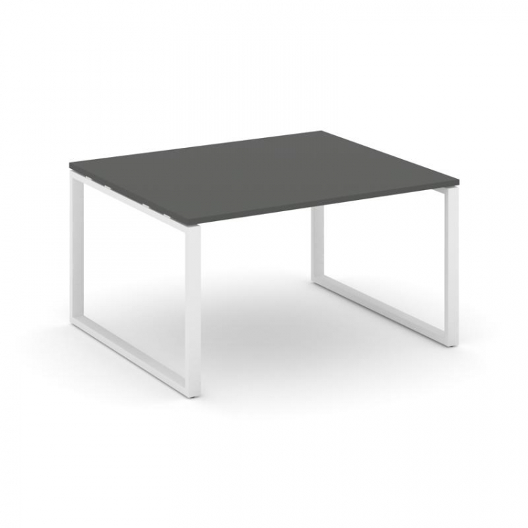 Style Project Стол переговорный SN-6O.SPRG-033.3 Антрацит/Металл Белый 1380*1180*750