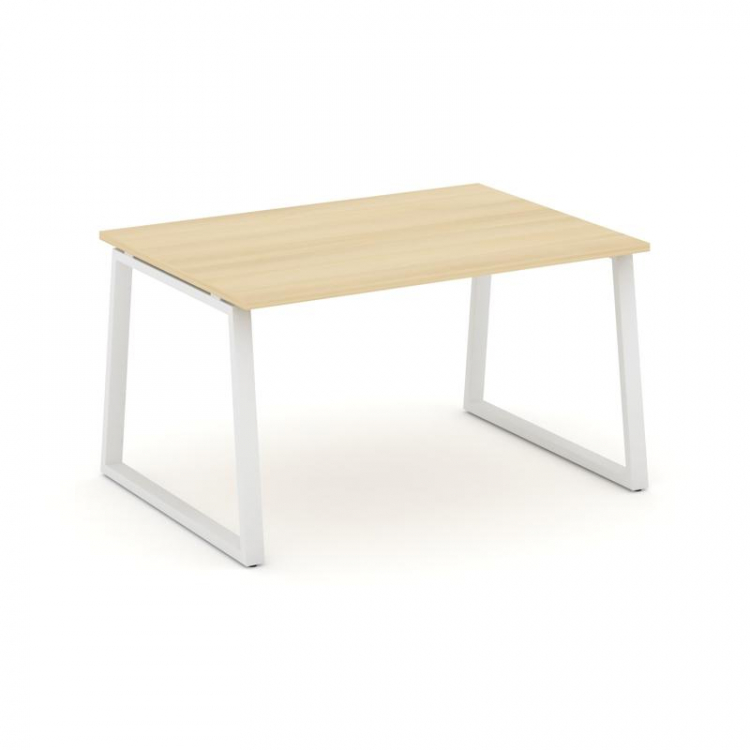 Style Project Стол переговорный SN-6T1.SPRG-002.3 Акация Лорка/Металл Белый 1180*980*750