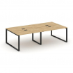 Style Project Рабочая станция 2-х сторон. SN-6O.DRS-034 Тиквуд Светлый/Металл Черный 3160*1232*750