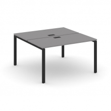 Стайл Проджект Рабочая станция двухсторонняя SN-6P.DRS-024 Серый Пепел/Металл Черный 1580*1632*750