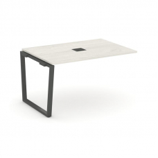 Style Project Проходной наб. элем. перег. стола SN-6T2.NSPRG-001 Дуб Наварра/Металл Антрацит/Заглушк