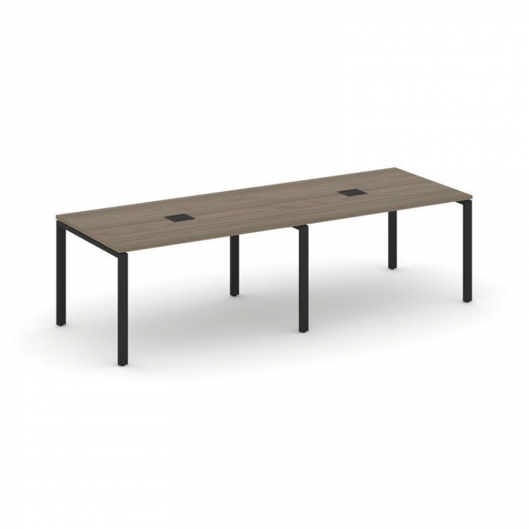 Style Project Стол переговорный SN-6P.SPRG-013 Вяз Благородный/Металл Черный 2760*980*750