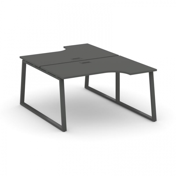 Style Project Рабочая станция эргоном. SN-6T1.DRPA-001 Антрацит/Металл Антрацит/Черный Пластик 1380*