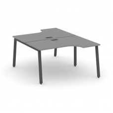 Стайл Проджект Рабочая станция эргономичная SN-6A.DRPA-012 Серый Пепел/Металл Антрацит 1580*1432/199