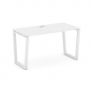 Style Project Стол письменный SN-6T2.SP-013 Белый/Металл Белый/Заглушка Пластик Белый 1380*700*750