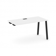 Style Project Стол-приставка к опор. элем. SN-6A.OPRS-012 Белый/Металл Черный 1180*700*750