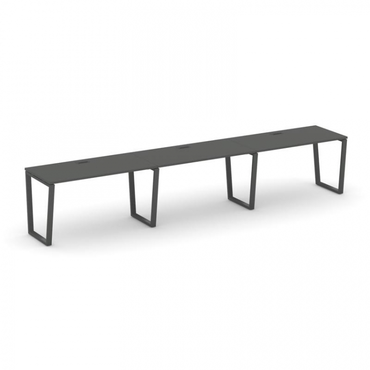 Style Project Рабочая станция 1 сторон. SN-6T2.ORS-032 Антрацит/Металл Антрацит/Черный Пластик 3540*