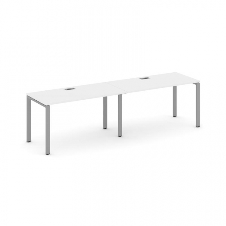 Style Project Рабочая станция 1 сторон. SN-6P.ORS-002 Белый/Металл Серый 2360*600*750