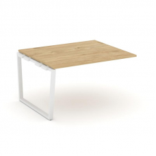 Style Project Проходной наб. элем. перег. стола SN-6T2.NSPRG-034.3 Тиквуд Светлый/Металл Белый 1580*