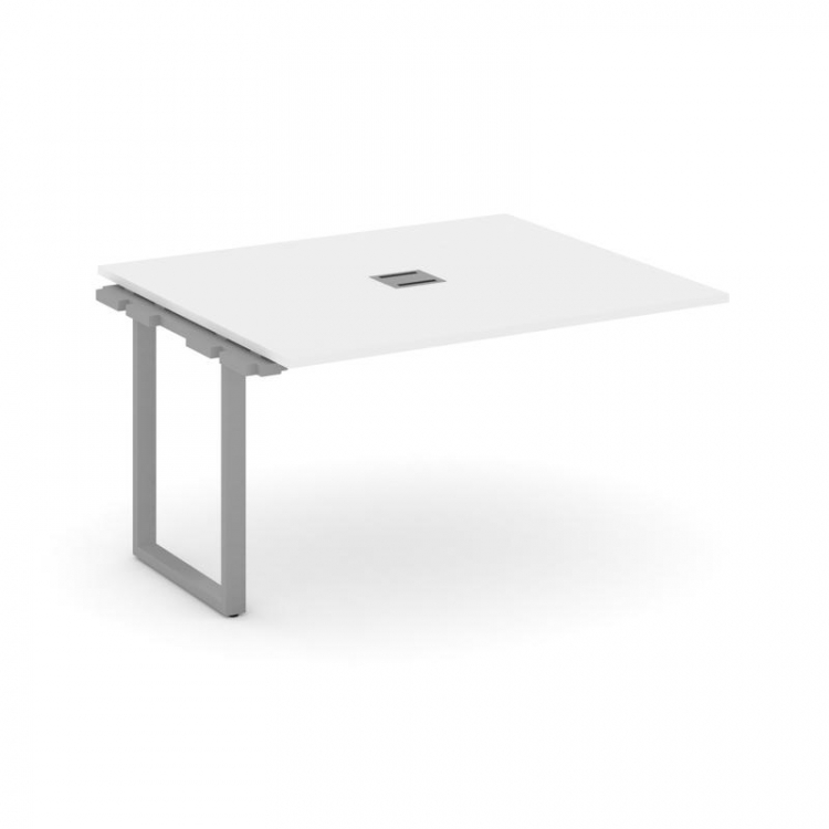 Style Project Проходной наб. элем. перег. стола SN-6O.NSPRG-033 Белый/Металл Серый 1380*1180*750