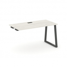 Style Project Стол-приставка к опор. элем. SN-6T1.OPRS-004 Дуб Наварра/Металл Антрацит/Черный Пласти