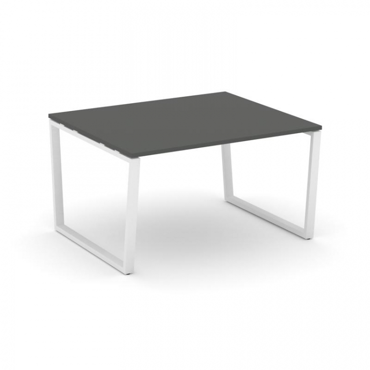 Style Project Стол переговорный SN-6T2.SPRG-034.3 Антрацит/Металл Белый 1580*1180*750