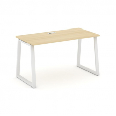 Style Project Стол письменный SN-6T1.SP-021 Акация Лорка/Металл Белый/Заглушка Пластик Белый 980*800