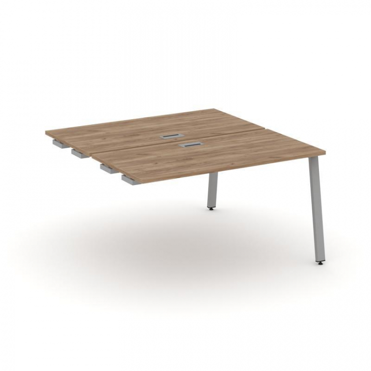 Style Project Стол-приставка к опор. элем. SN-6A.DPRS-024 Дуб Табак/Металл Серый 1580*1632*750