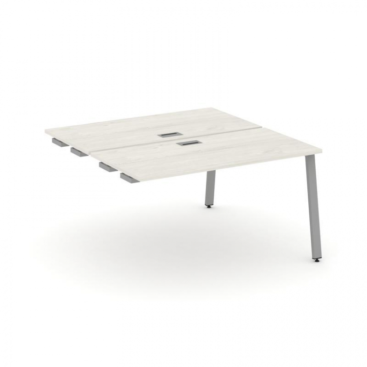 Style Project Стол-приставка к опор. элем. SN-6A.DPRS-014 Дуб Наварра/Металл Серый 1580*1432*750