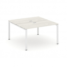 Style Project Рабочая станция 2-х сторон. SN-6P.DRS-002 Дуб Наварра/Металл Белый 1180*1232*750