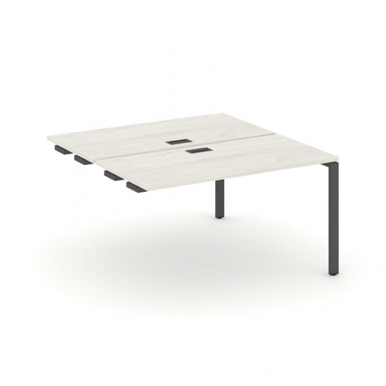 Style Project Стол-приставка к опор. элем. SN-6P.DPRS-012 Дуб Наварра/Металл Антрацит 1180*1432*750