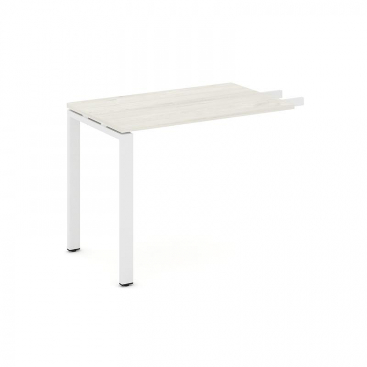 Style Project Брифинг-приставка SN-6P.BR-002 Дуб Наварра/Металл Белый 780*600*750