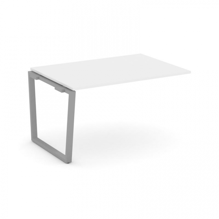 Style Project Проходной наб. элем. перег. стола SN-6T2.NSPRG-001.3 Белый/Металл Серый 980*980*750