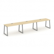 Style Project Рабочая станция 1 сторон. SN-6T1.ORS-051 Акация Лорка/Металл Серый/Заглушка Пластик Се