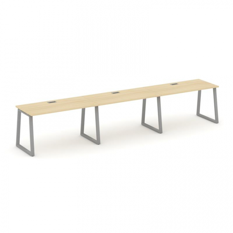 Style Project Рабочая станция 1 сторон. SN-6T1.ORS-051 Акация Лорка/Металл Серый/Заглушка Пластик Се