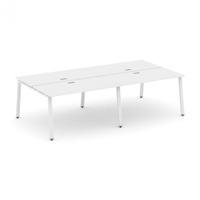 Style Project Рабочая станция 2-х сторон. SN-6A.DRS-054 Белый/Металл Белый 3160*1632*750