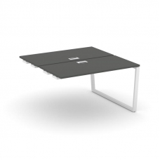 Style Project Стол-приставка к опор. элем. SN-6T2.DPRS-021 Антрацит/Металл Белый/Заглушка Пластик Бе