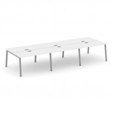 Style Project Рабочая станция 2-х сторон. SN-6A.DRS-064 Белый/Металл Серый 4740*1232*750