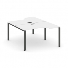 Style Project Рабочая станция эргоном. SN-6P.DRPA-001 Белый/Металл Антрацит 1380*1232/1992*750