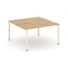 Style Project Рабочая станция 2-х сторон. SN-6P.DRS-002 Тиквуд Светлый/Металл Белый 1180*1232*750