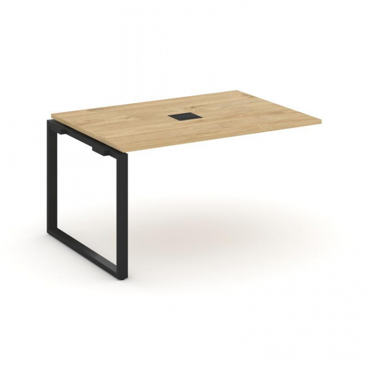 Style Project Проходной наб. элем. перег. стола SN-6O.NSPRG-003 Тиквуд Светлый/Металл Черный 1380*98