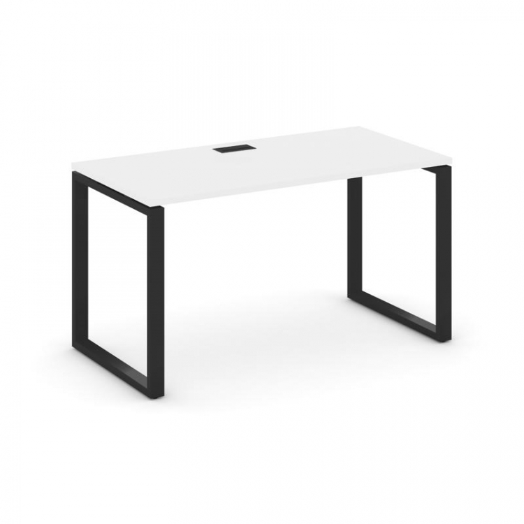 Style Project Стол письменный SN-6O.SP-004 Белый/Металл Черный 1580*600*750