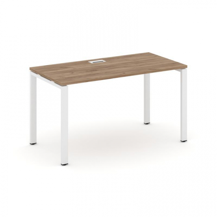 Style Project Стол письменный SN-6P.SP-004 Дуб Табак/Металл Белый 1580*600*750