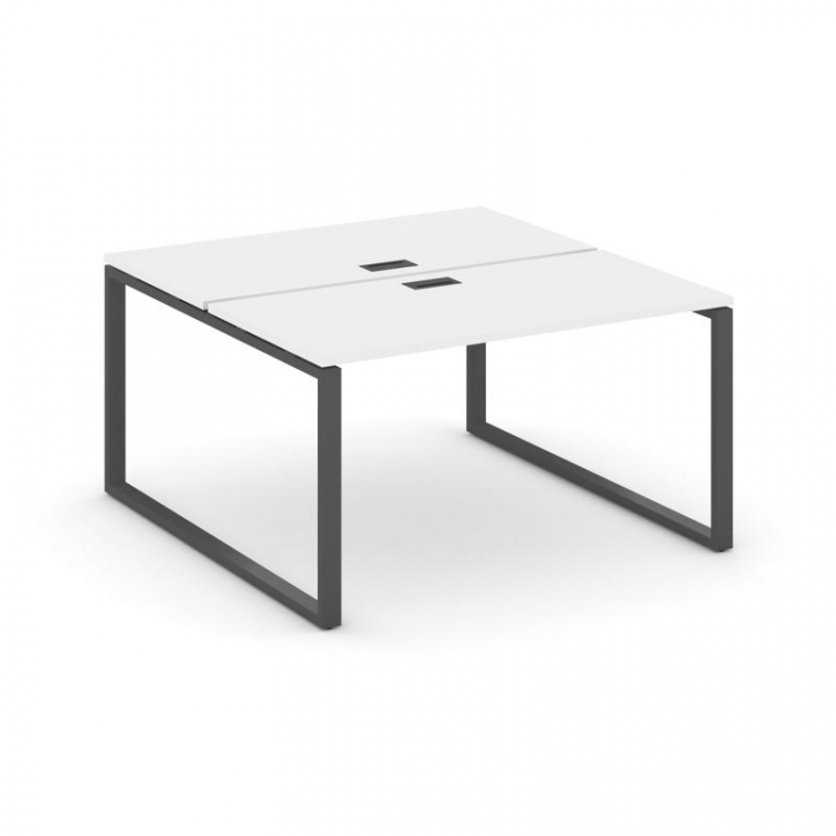 Style Project Рабочая станция 2-х сторон. SN-6O.DRS-014 Белый/Металл Антрацит 1580*1432*750