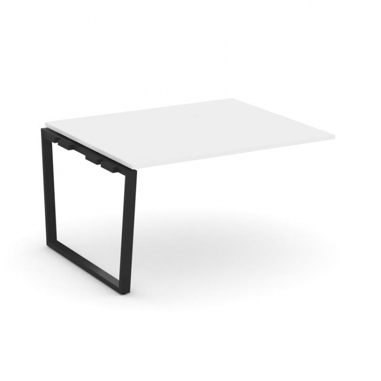 Style Project Проходной наб. элем. перег. стола SN-6T2.NSPRG-033.3 Белый/Металл Черный 1380*1180*750